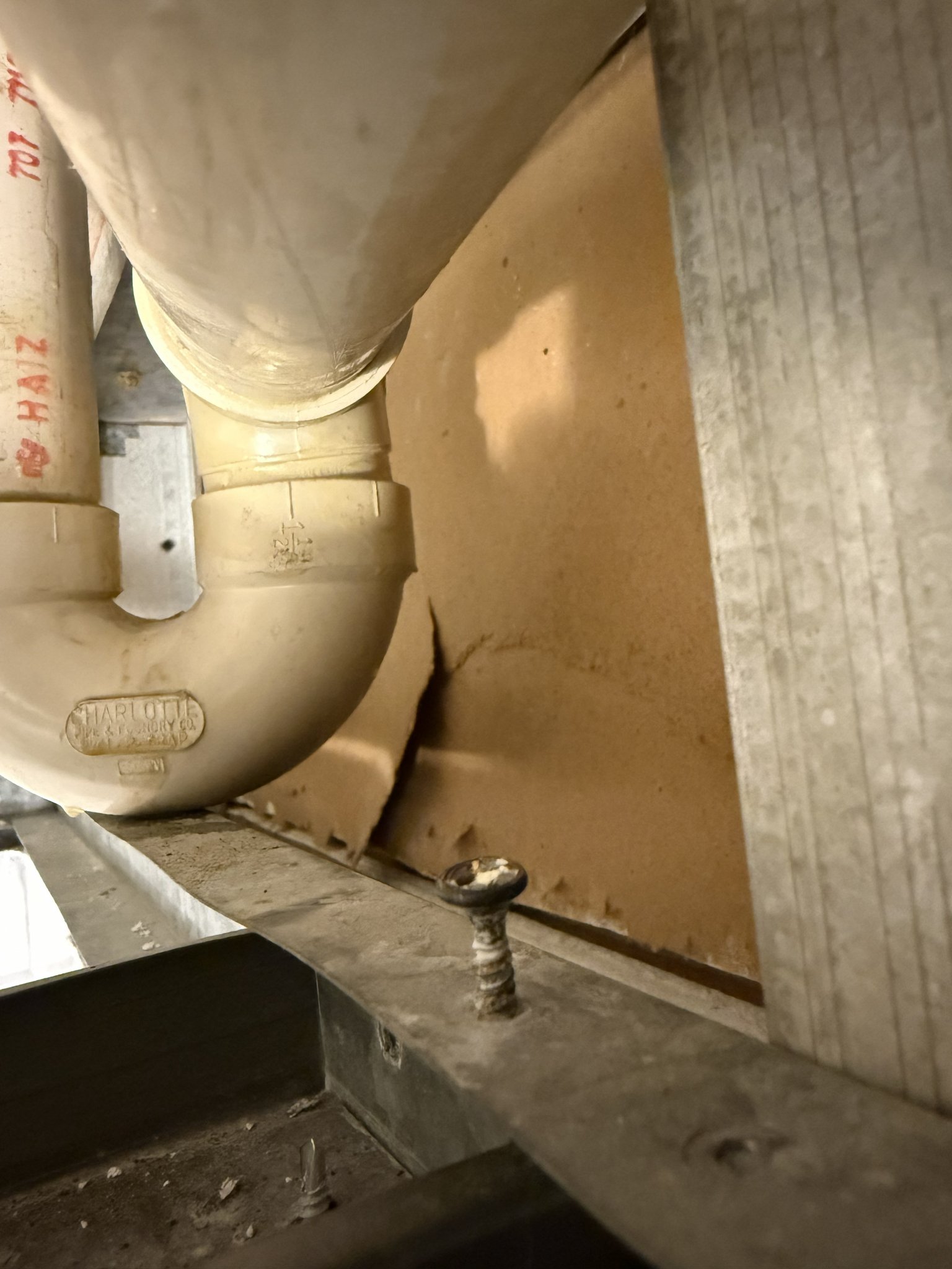Charlotte PVC Elbow — Crawl Space Drain Work
